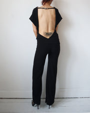 Clasp backless top